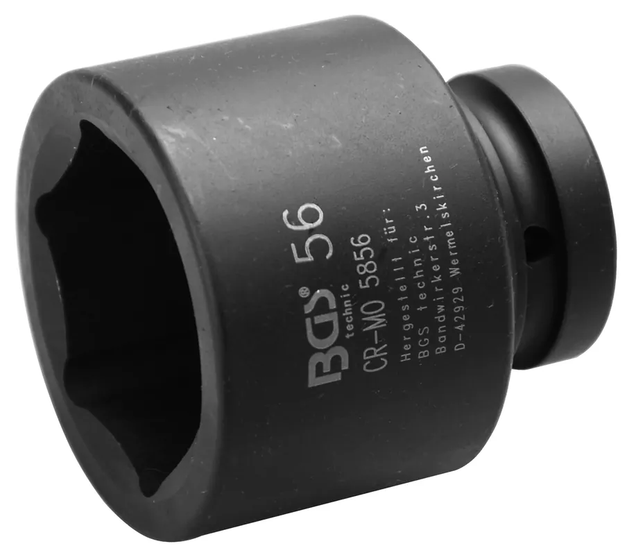BGS Kraft-Steckschlüssel-Einsatz Sechskant 25 mm (1") SW 56 mm Rabatt