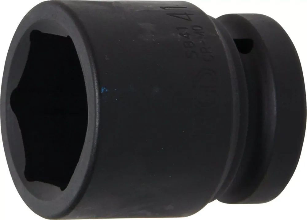 Echt Kraft-Steckschlüssel-Einsatz Sechskant SW 41 mm Innenvierkant 25 mm