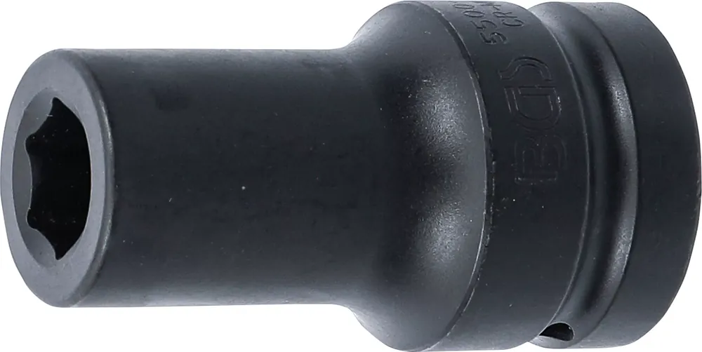 Bestpreis Kraft-Steckschlüssel-Einsatz Sechskant, tief 19 mm Innenvierkant 25 mm (1")