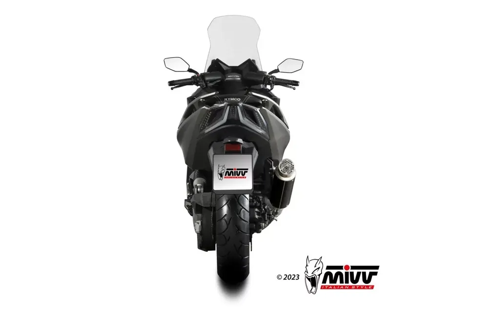 Schnäppchen MIVV GPPro Endschalldämpfer Edelstahl Schwarz passend für KYMCO AK 550 21-24