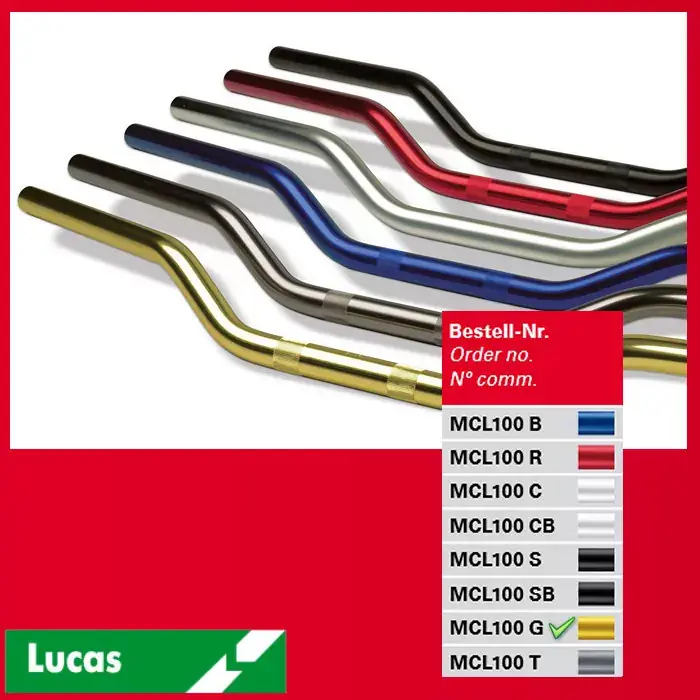 Alulenker Superbike gold 22mm passend für Aprilia, Triumph Top-Seller