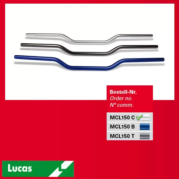 Alulenker Speedfighter chrom 22mm passend für Triumph Echt