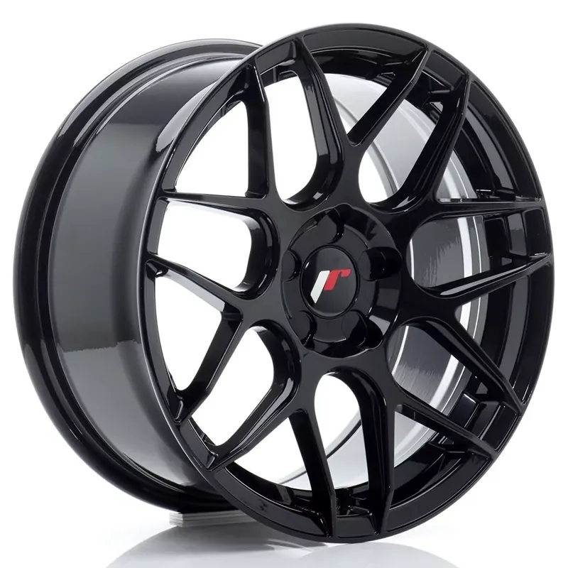 Aktuell JR Wheels JR18 17x8 ET35 5H Blank Glossy Black Alufelge