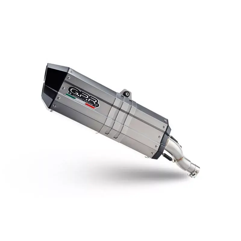 GPR Hyper Sonic Titanium Auspuff passend für Zontes 703 F 2025-2026 Direkt Vom Hersteller