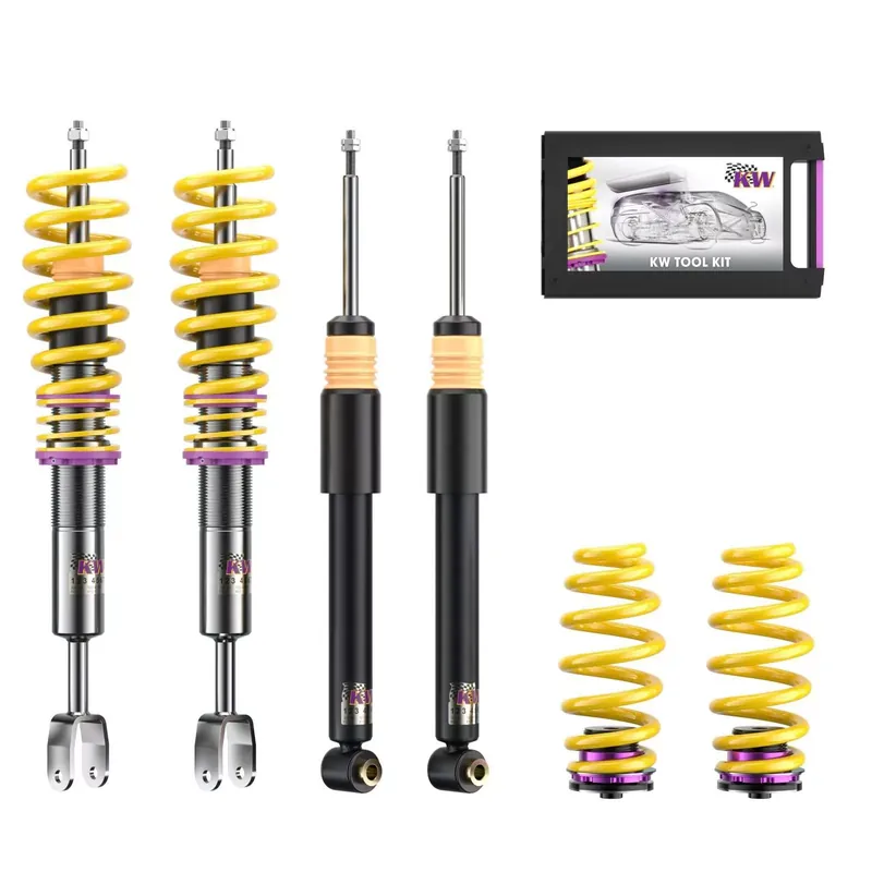 KW Gewindefahrwerk V1 inox passend für Audi A4 (8E) 8EC, QB6, B7 Allrad Neue Ware