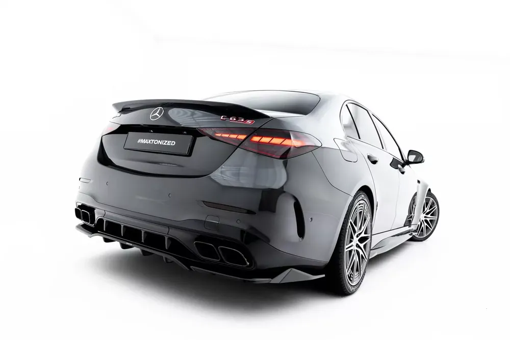 Top-Preis Mittlerer Cup Diffusor DTM Look Heck Ansatz passend für Mercedes-AMG C63 Limousine / Kombi W206 / S206