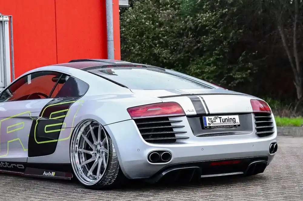 5-tlg. Heckansatz mit Finnen passend für Audi R8 42 V8 Bestseller