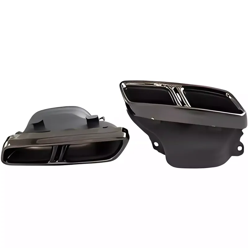 Zertifiziert DIEDERICHS Endrohrblende HD Tuning C63S-Optik passend für Mercedes-Benz C-Klasse W205/C205
