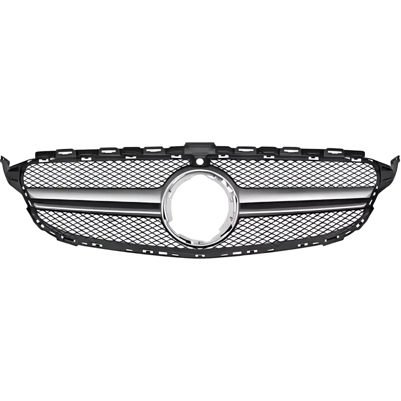 Online Kaufen DIEDERICHS Kühlergitter HD Tuning Sport-Optik silber passend für Mercedes-Benz C-Klasse W205/S205