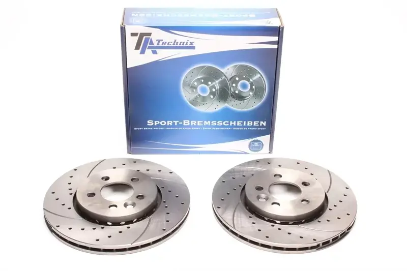 TA Technix Sport Bremsscheiben Satz Vorderachse passend für MG ZT / MG ZT-T / Rover 75 / Rover 75 Tourer Preiswert