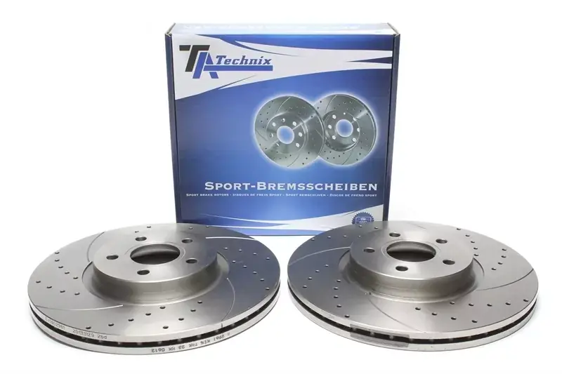 Beliebt TA Technix Sport Bremsscheiben Satz Vorderachse passend für Volvo C70 II Cabriolet, S40 II, V50