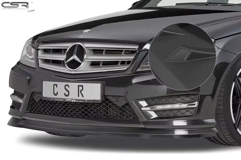Nur Für Kurze Zeit Cup-Spoilerlippe mit ABE passend für Mercedes-Benz C-Klasse W204 AMG-Line
