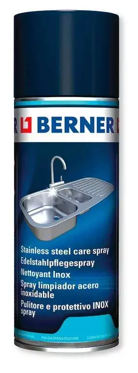 Berner Edelstahlpflegespray 400ml Expressversand