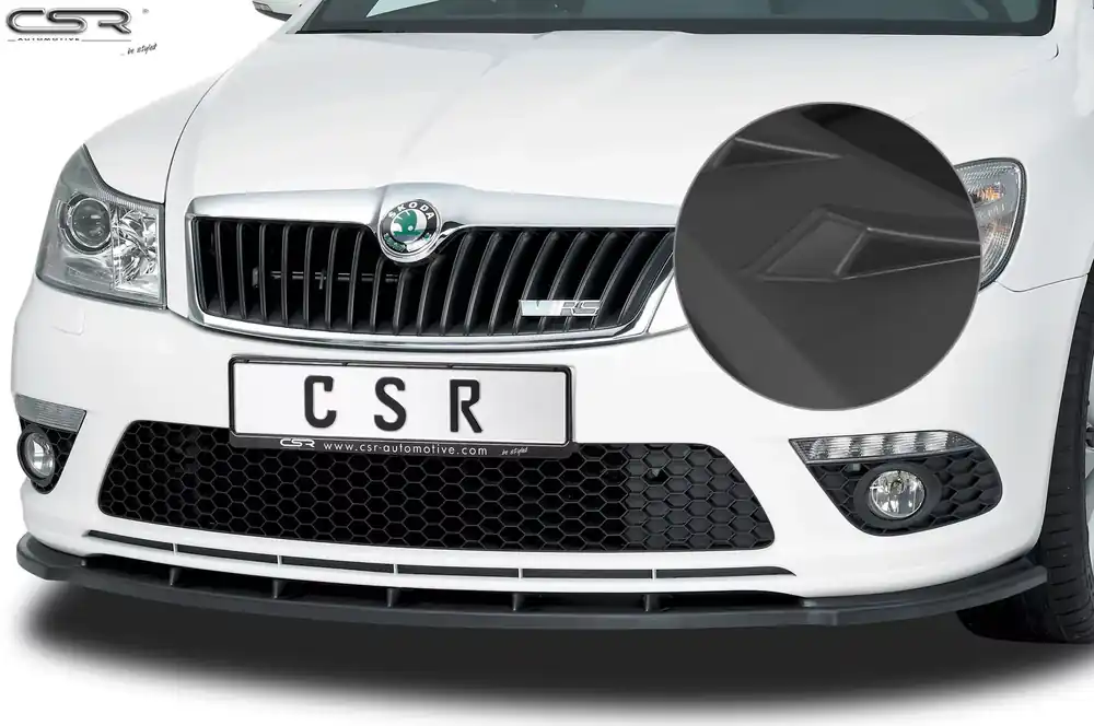 Preisreduziert Cup-Spoilerlippe passend für Skoda Octavia II (1Z) RS CSL001-G