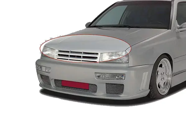 Zertifiziert Motorhaubenverlängerung passend für VW Vento 1992-1998