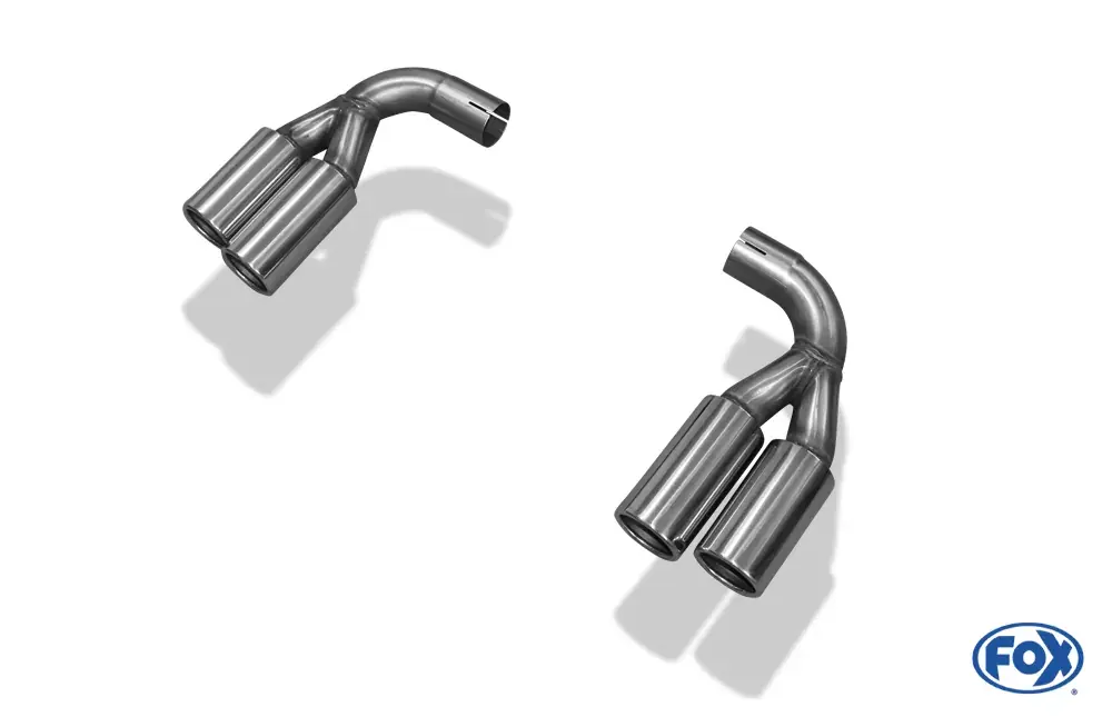 FOX Endrohre 2x76 Typ 13 rechts/links passend für Volvo XC60 Knallerangebot