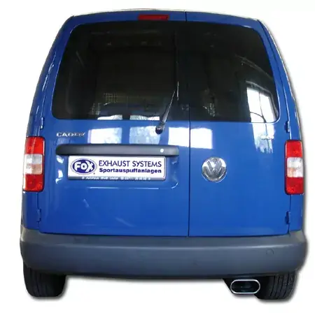 FOX Endschalldämpfer passend für VW Caddy III 160x80 Typ 53 Neue Kollektion