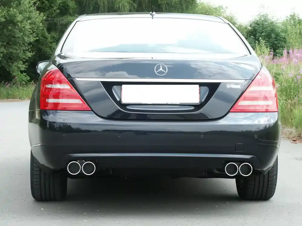 FOX Endschalldämpfer passend für Mercedes S-Klasse W221 – 2x90 Typ 12 Meistverkauft