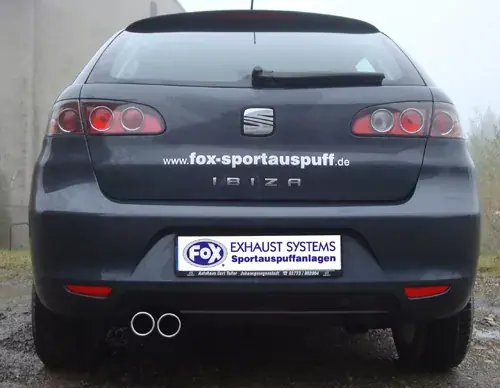 Bestpreis FOX Endschalldämpfer 2x70 Typ 13 passend für Seat Ibiza 6L