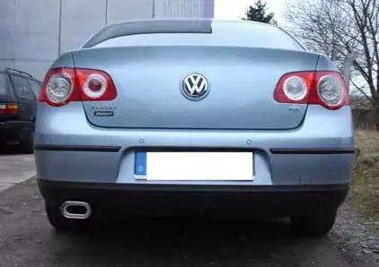 FOX Endschalldämpfer passend für VW Passat 3C 135x80 Typ 53 Schneller Versand