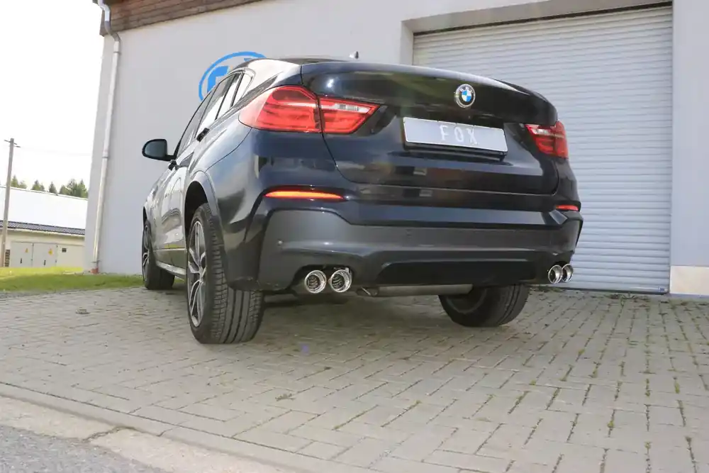 FOX Endschalldämpfer passend für BMW X4 F26 – 2x90 Typ 17 Preisreduziert