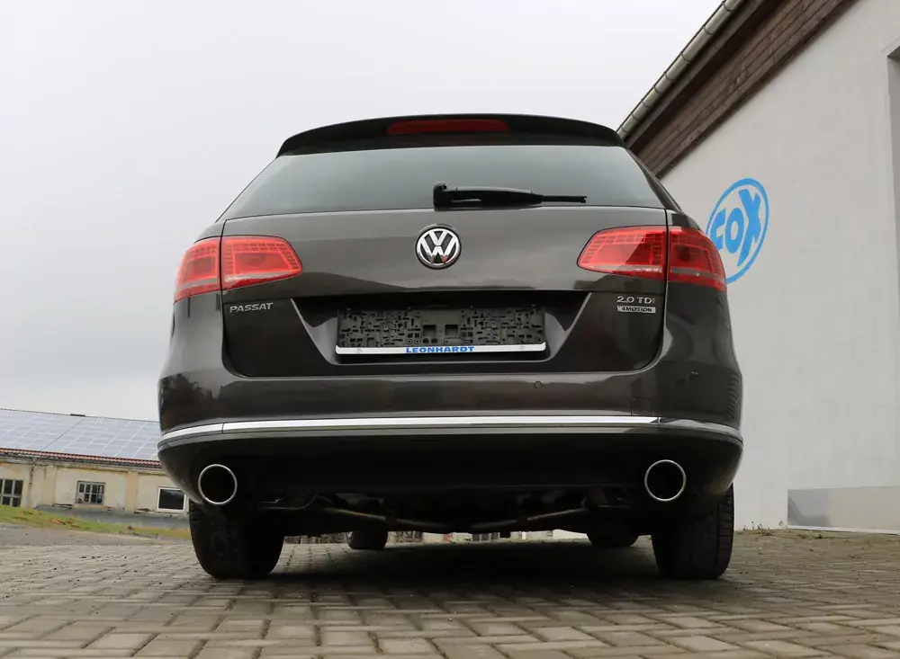 Neue Kollektion FOX Endschalldämpfer passend für VW Passat 365 4-Motion 1x100 Edelstahl