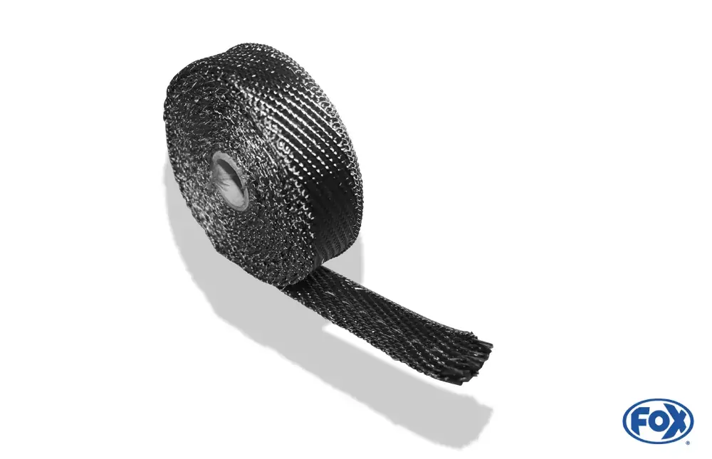 FOX Hitzeschutzband Titan 25mm breit aus Basaltfaser – dauerhaft bis 1000°C, kurzzeitig bis 1300°C Rabatt