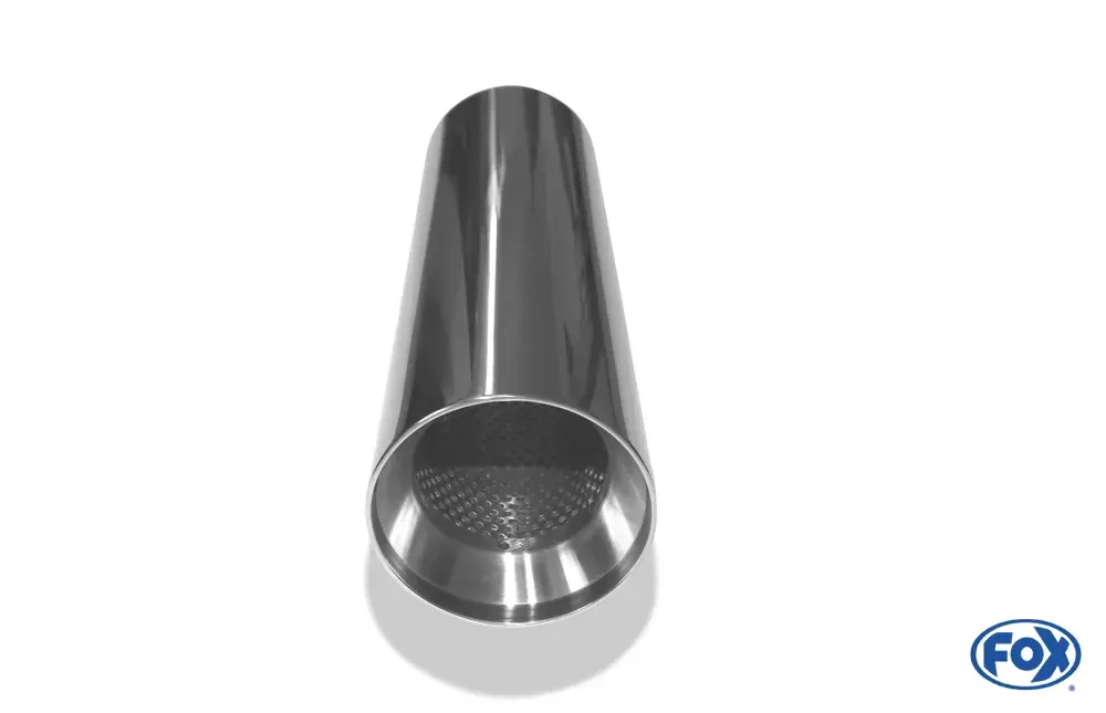 Knallerangebot FOX Anschweißendrohr Typ 22 Ø90mm Edelstahl poliert