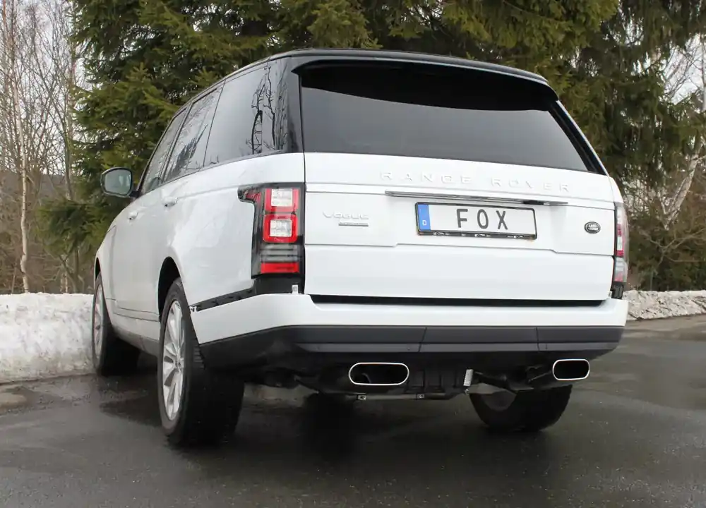 FOX Endschalldämpfer passend für Range Rover IV 4,4l Diesel – rechts/links Typ 49 Preis Gesenkt
