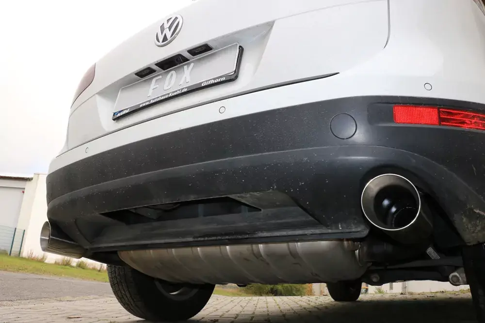Preis Gesenkt FOX Endrohrpaar Edelstahl 1x114 Typ 25 rechts/links passend für VW Touareg 7P