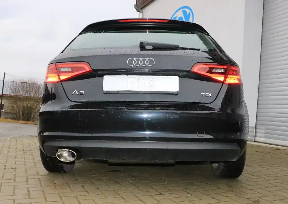 FOX Endschalldämpfer passend für Audi A3 8V Sportback - 160x90 Typ 38 Top-Preis