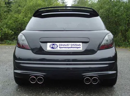 Neue Ware FOX Endschalldämpfer passend für Peugeot 207 RC 2x90 Edelstahl