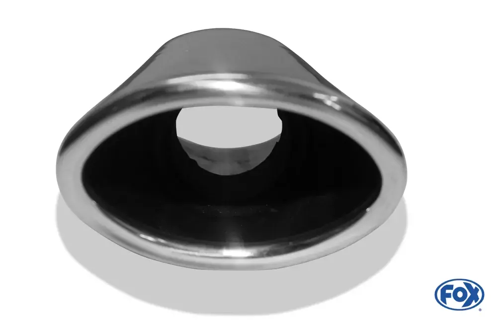 FOX Anschweißendrohr Typ 44 Edelstahl 86x54 mm oval Jetzt Bestellen