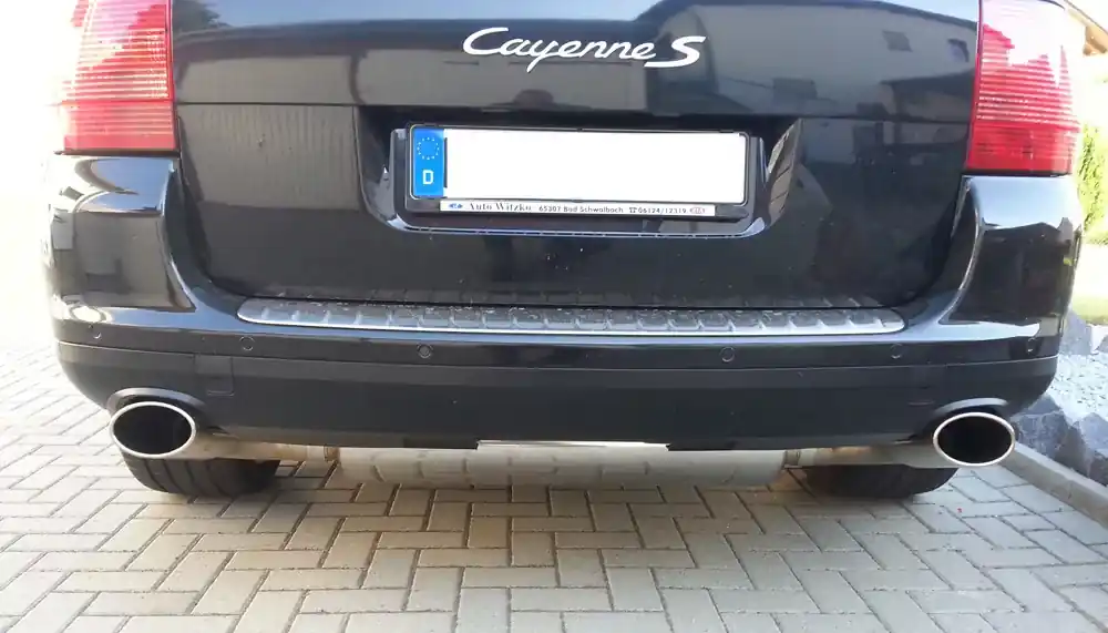 FOX Endschalldämpfer passend für Porsche Cayenne 9PA 140x90 Bestpreis