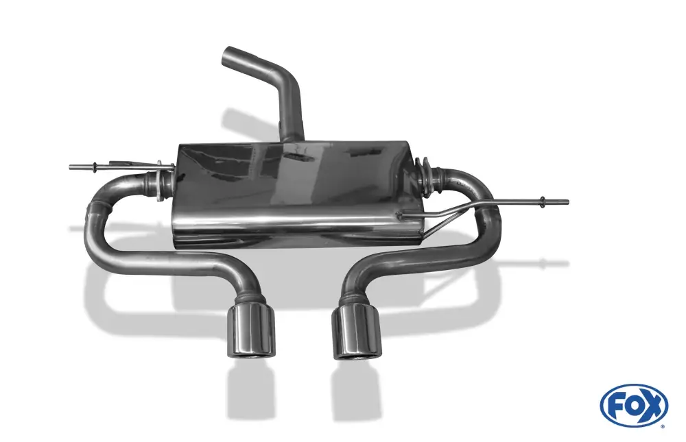 Neu Im Sortiment FOX Endschalldämpfer R32-Design passend für VW Golf V