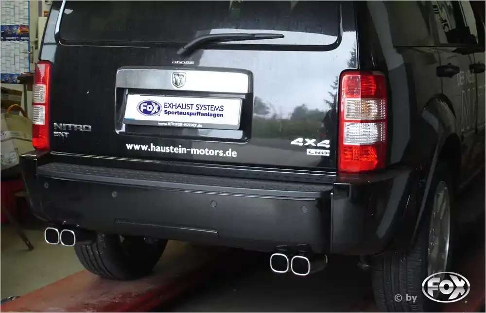 FOX Endrohrsystem passend für Dodge Nitro rechts/links - 2x78x75 Typ 70 Expressversand