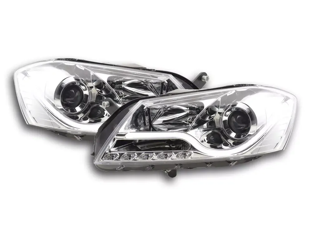 Must-Have Scheinwerfer Set Daylight LED chrom passend für VW Passat B7 3C ab 2010