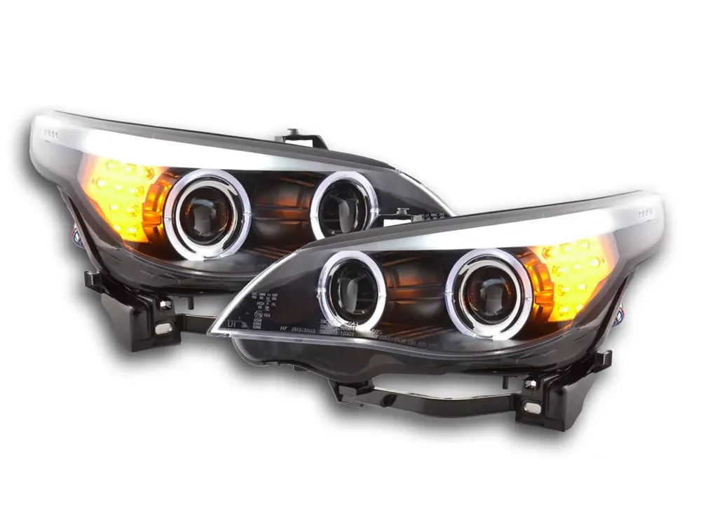 Scheinwerfer Set passend für BMW 5er E60/E61 03-08 schwarz Solange Der Vorrat Reicht