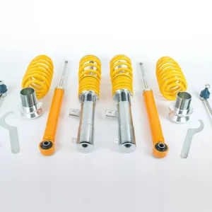 Begrenztes Angebot FK Edelstahl Gewindefahrwerk passend für Audi TT 8J 2006–2014 mit 55mm Federbein