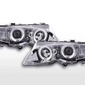Abverkauf Scheinwerfer Set chrom passend für BMW 3er E46 Limo/Touring 02-05