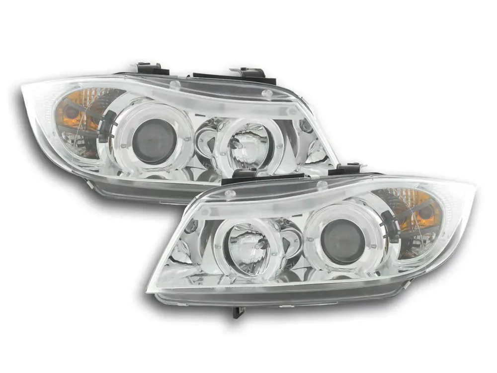 Scheinwerfer Set passend für BMW 3er E90/E91 chrom 05-08 Neu