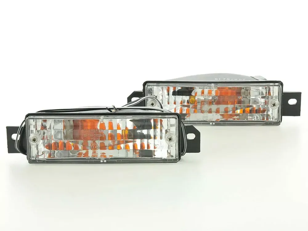 Frontblinker Set chrom passend für BMW 3er E30 88-91 Neu Im Sortiment