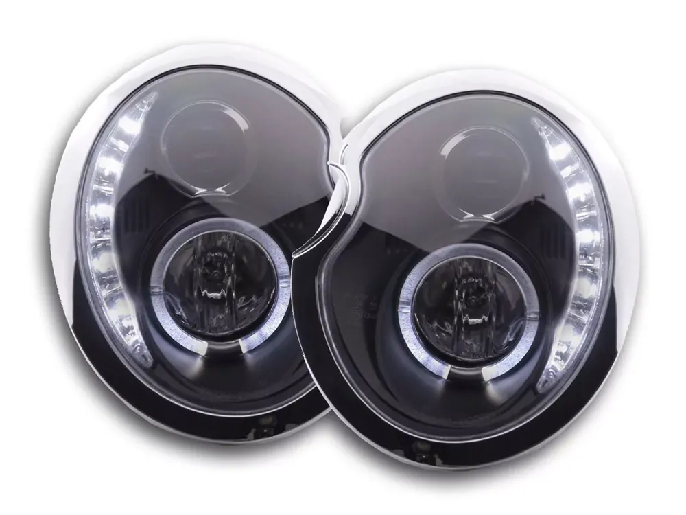 Daylight LED Scheinwerfer Set passend für Mini Cooper R50 01-06 schwarz Aktuell