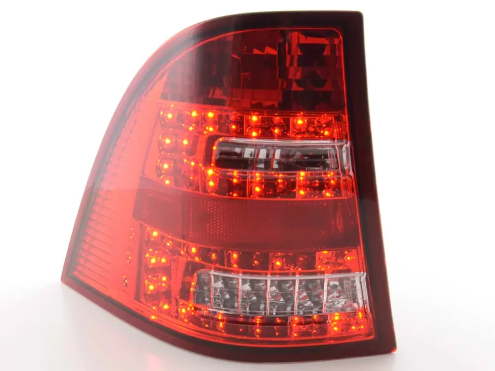 LED Rückleuchten Set passend für Mercedes M-Klasse W163 98–05 klar/rot Neue Ware