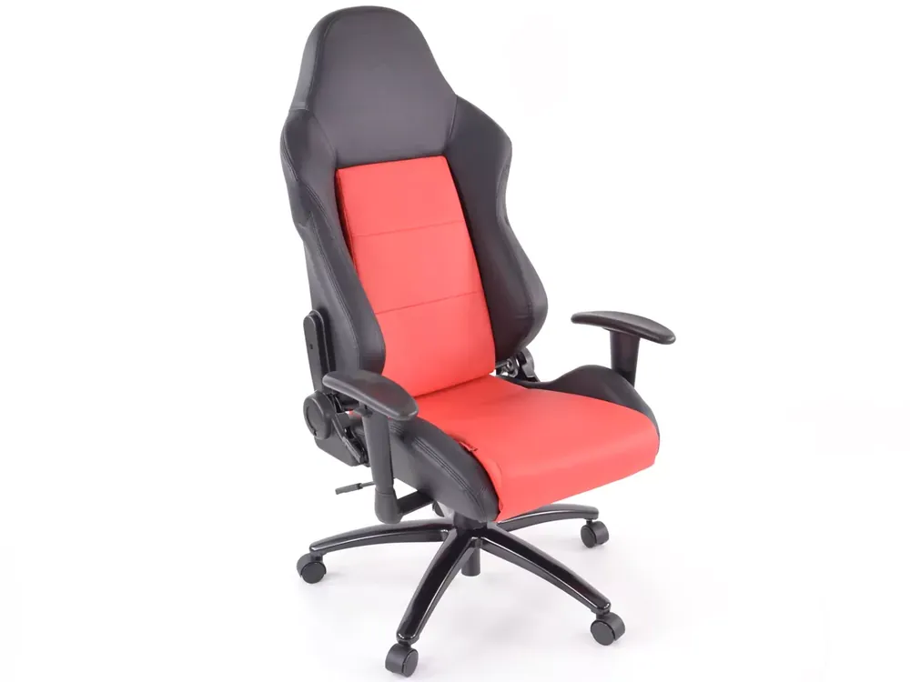 FK Sportsitz Bürodrehstuhl Santa Fe schwarz/rot Chefsessel Drehstuhl Bürostuhl Angebot