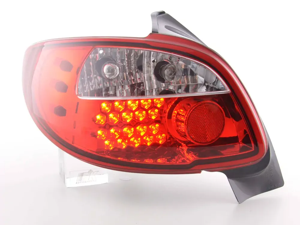 Saisonangebot LED Rückleuchten Set passend für Peugeot 206 98-05 rot