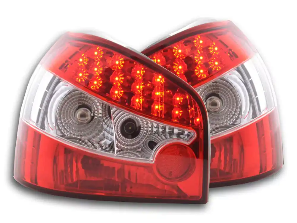 Solange Der Vorrat Reicht LED Rückleuchten Set passend für Audi A3 8L 96-02 rot