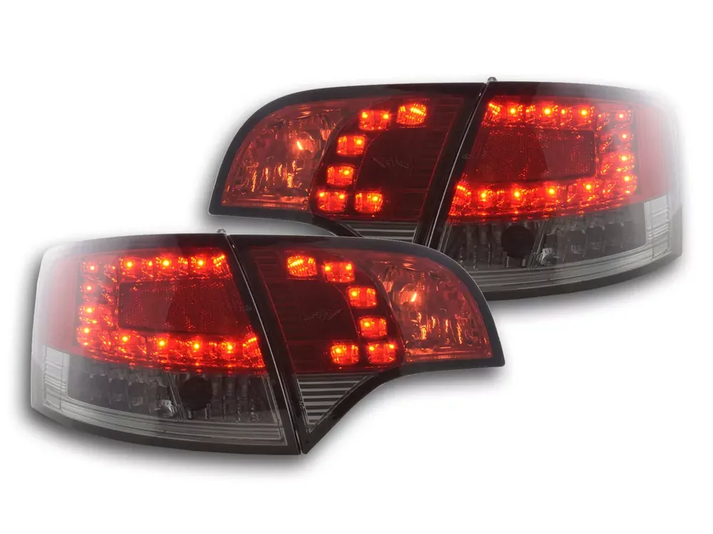 Meistverkauft LED Rückleuchten Set passend für Audi A4 Avant Typ 8E 04-08 rot/schwarz
