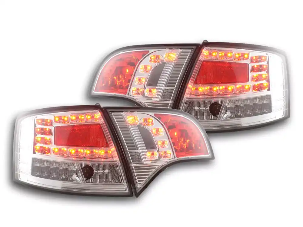 LED Rückleuchten Set passend für Audi A4 Avant Typ 8E 04–08 chrom Mega-Angebot