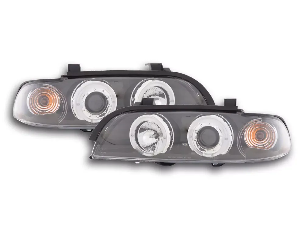 Scheinwerfer Set passend für BMW 5er E39 95-00 schwarz Billig